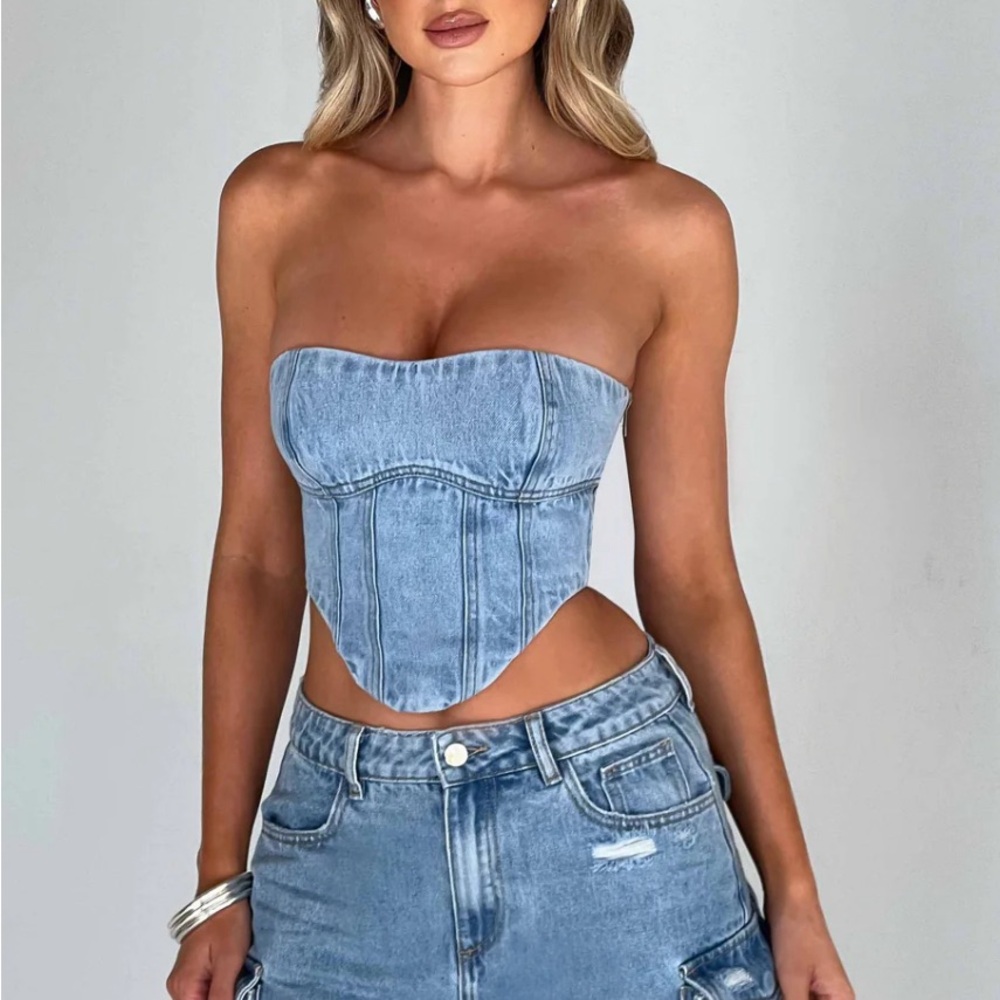 YASIE CORSET - BLUE